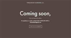 Desktop Screenshot of fiddleheadgardens-landscaping.com